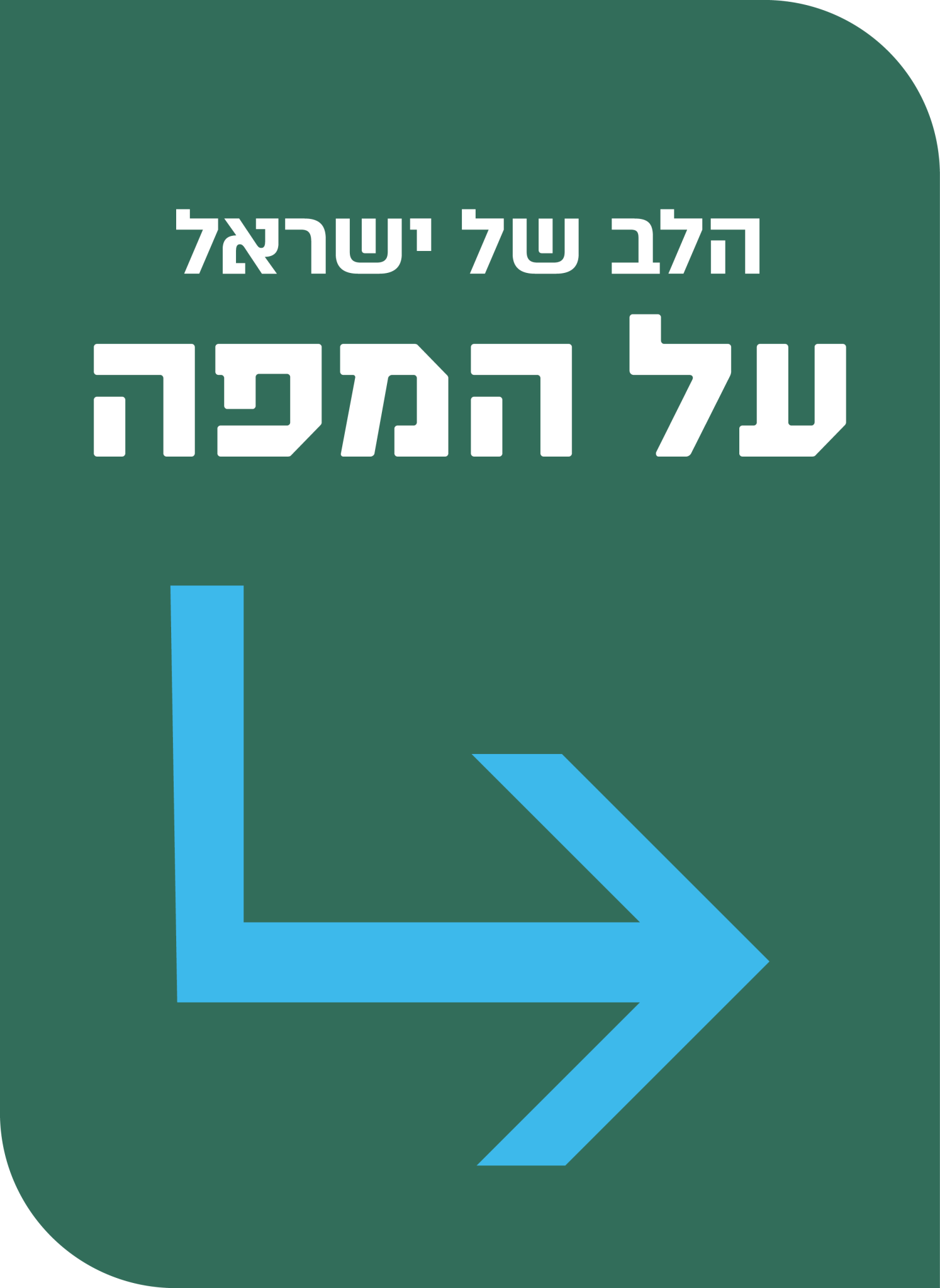 הלב של ישראל על המפה